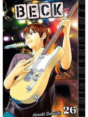 cover image of BECK, Volume 26